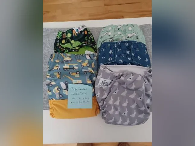 lot de couches lavables pour bébé