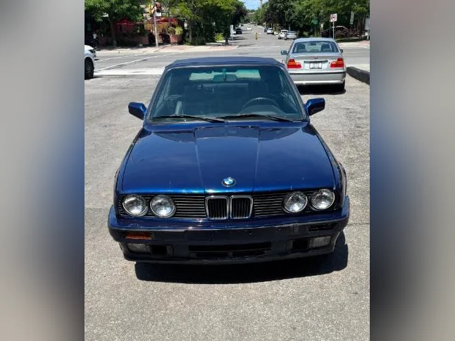 BMW convertible 325I 1991 bleue thumbnail 6