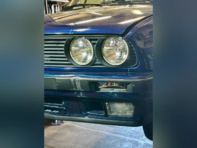 BMW convertible 325I 1991 bleue thumbnail 3
