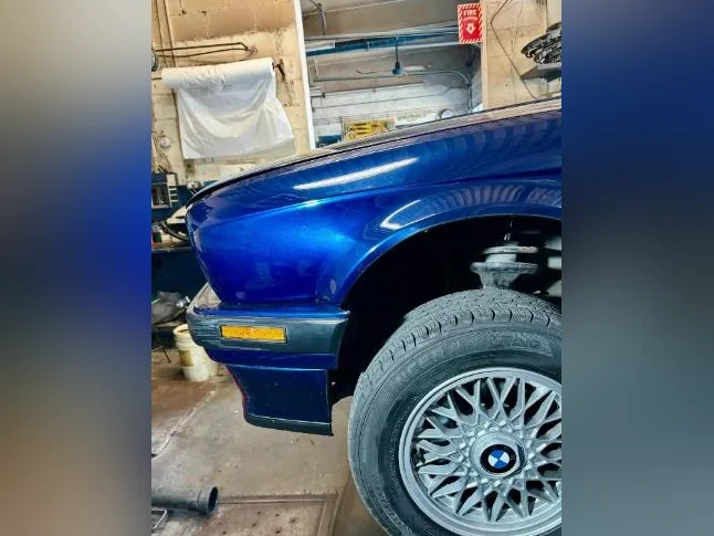 BMW convertible 325I 1991 bleue thumbnail 9