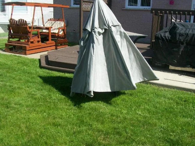 GRAND PARASOL AVEC SOCLE thumbnail 5