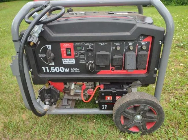 Génératrice BENCHMARK 2022 a essence ou propane en bonne condition