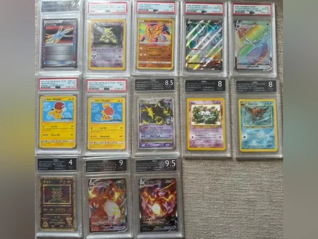 Lot de 58 cartes gradé ( Pokémon, Yu-Gi-Oh!, Digimon ) thumbnail 6