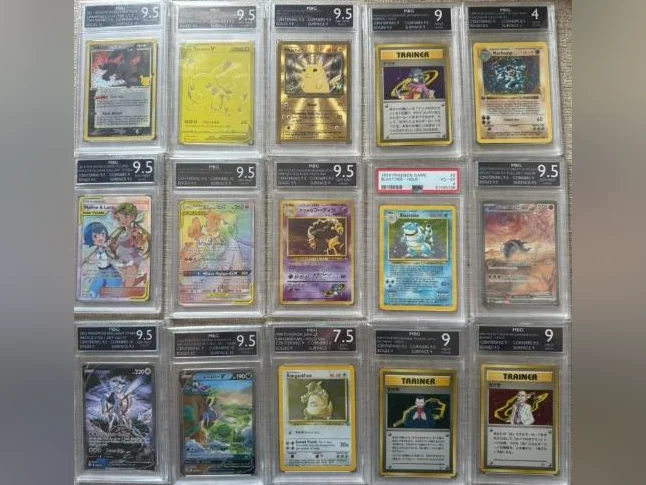 Lot de 58 cartes gradé ( Pokémon, Yu-Gi-Oh!, Digimon ) thumbnail 4