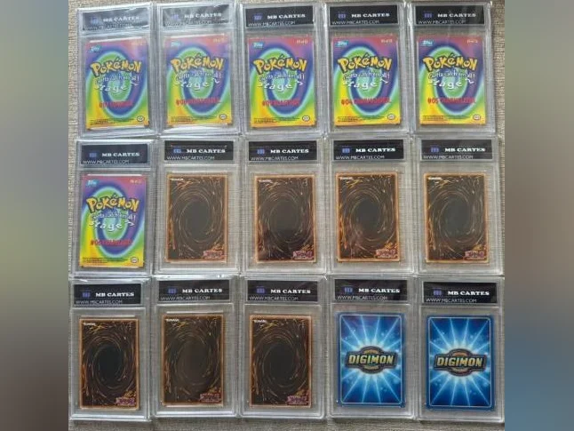 Lot de 58 cartes gradé ( Pokémon, Yu-Gi-Oh!, Digimon ) thumbnail 9