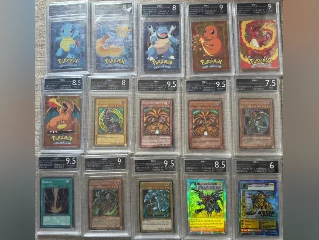 Lot de 58 cartes gradé ( Pokémon, Yu-Gi-Oh!, Digimon ) thumbnail 8