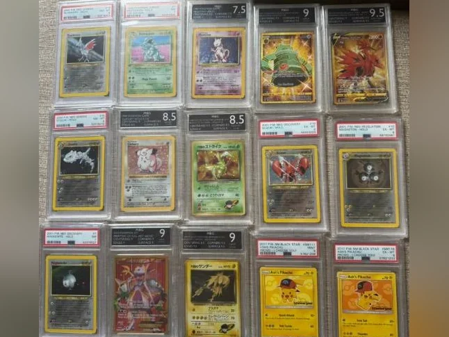 Lot de 58 cartes gradé ( Pokémon, Yu-Gi-Oh!, Digimon ) thumbnail 2