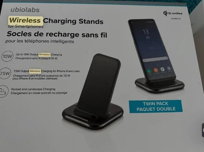 Socles de recharge sans fil pour téléphone intelligents
