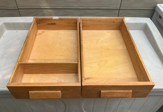 Boîtes de rangement en bois de qualité idéal sous le lit