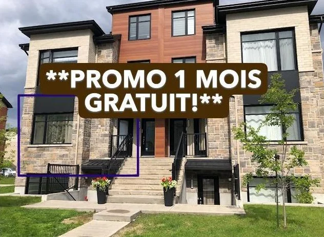 **PROMO 1 MOIS GRATUIT**SUPERBE 4,5 LAVAL (Ste-Rose/Champfleury)**