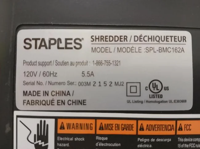 Déchiqueteur Staples thumbnail 5