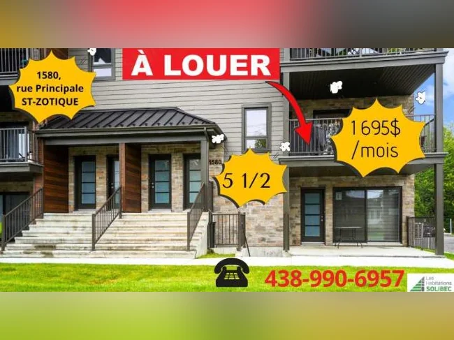 Logement 5 1/2 à louer