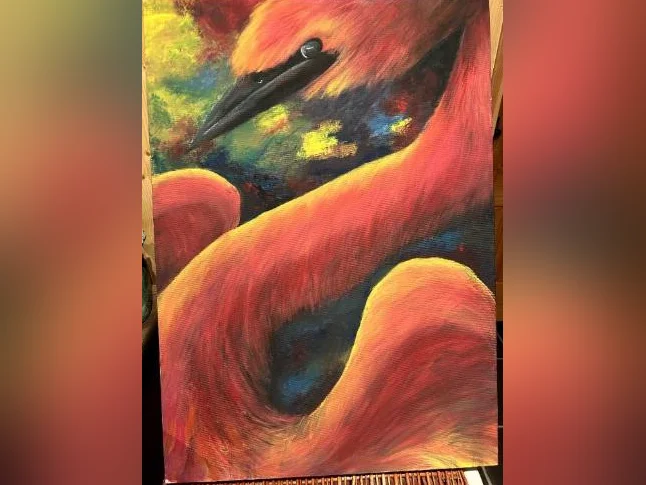 Vente de Tableaux au profit de Fondation cancer du sein du Québec. thumbnail 3