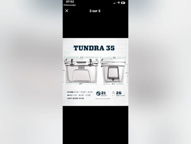 Glacière yéti tundra 35 neuf thumbnail 4