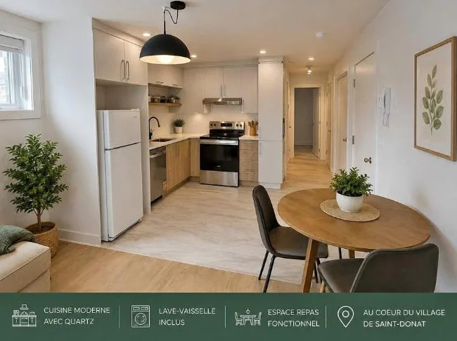 Condo locatif moderne à St-Donat
