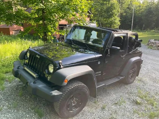 Jeep wrangler 2 portes, 2 toits