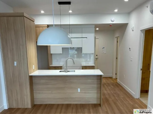 Appartement / Condo - Grand 3 1/2 / stationnement intérieur inclus / 1 mois payé