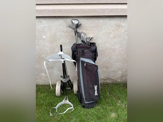 Sac de golf Spalding et charriot