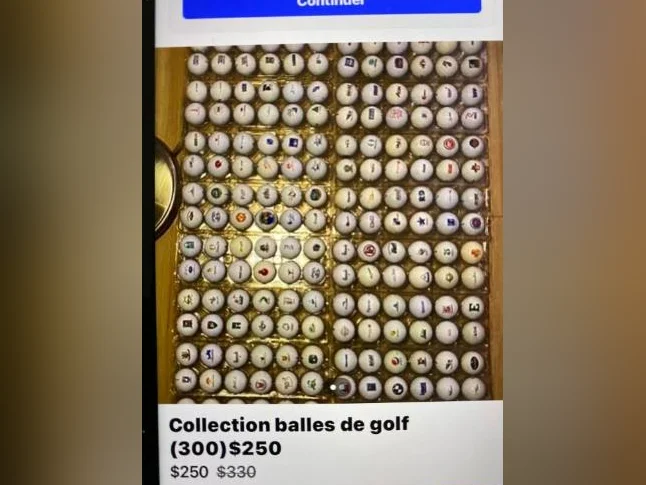 Collection 300 Balles de Golf avec LOGO !