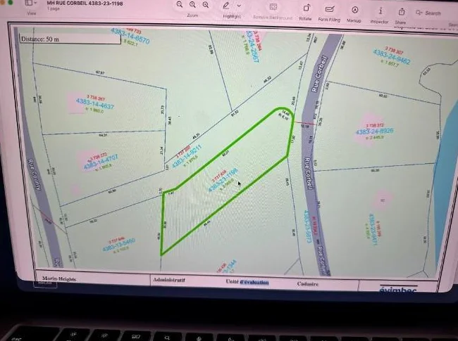 195,000$ DEUX TERRAINS RÉSIDENTIELS À VENDRE DOMAINE BLUE HILL PRÈS DE MORIN-HEIGHTS thumbnail 2