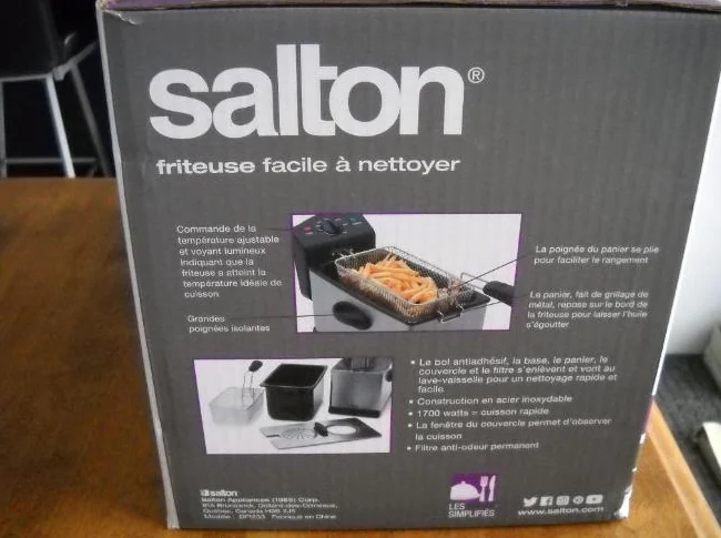 FRITEUSE SALTON RÉDUIT À 30$ À QUI LA CHANCE! thumbnail 2