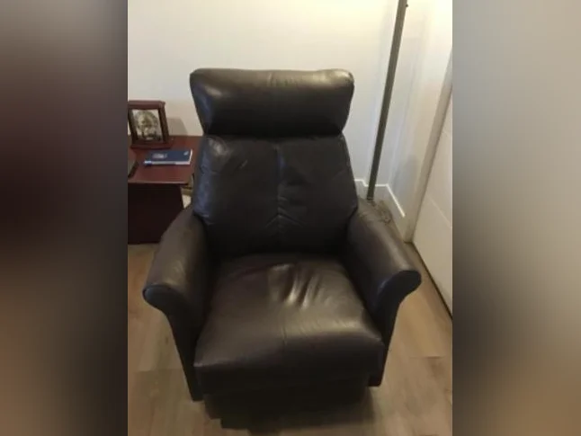 Fauteuil Elran à étirement électrique en cuir thumbnail 3