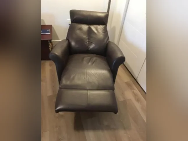 Fauteuil Elran à étirement électrique en cuir