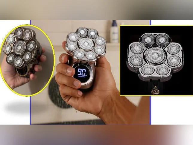 Rasoir de tête pour hommes chauves.