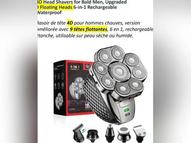 Rasoir de tête pour hommes chauves. thumbnail 6