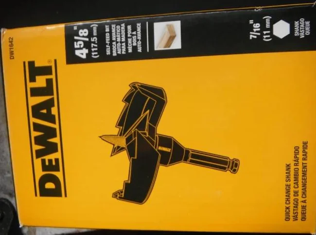 Dewalt , mèche à bois de 4 5/8"
