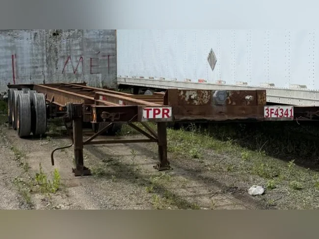 Lot de châssis pour conteneur 40' – 3 essieux