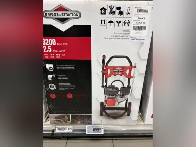 Laveuse à pression !