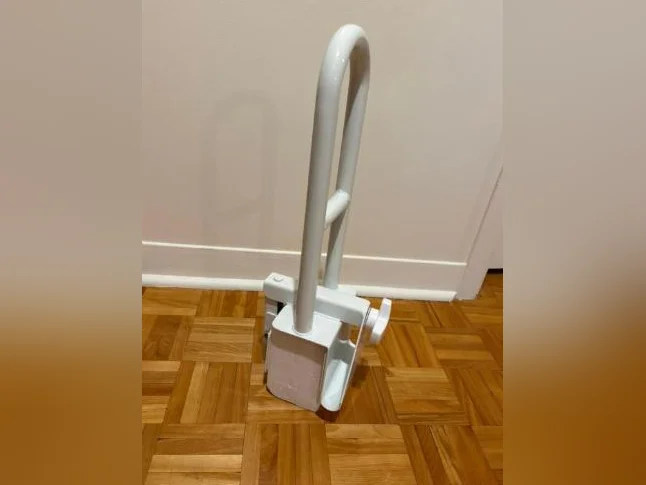 Poignée de baignoire parallèle en métal Médicis