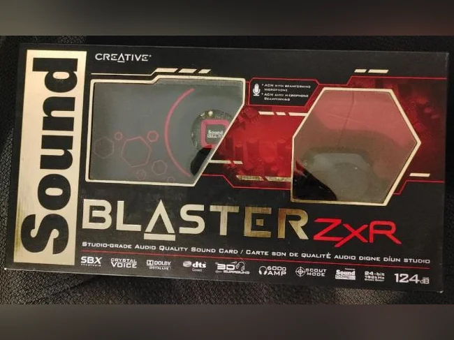 Creative Labs Sound Blaster ZXR PCIe gaming audiophile sound card carte de son