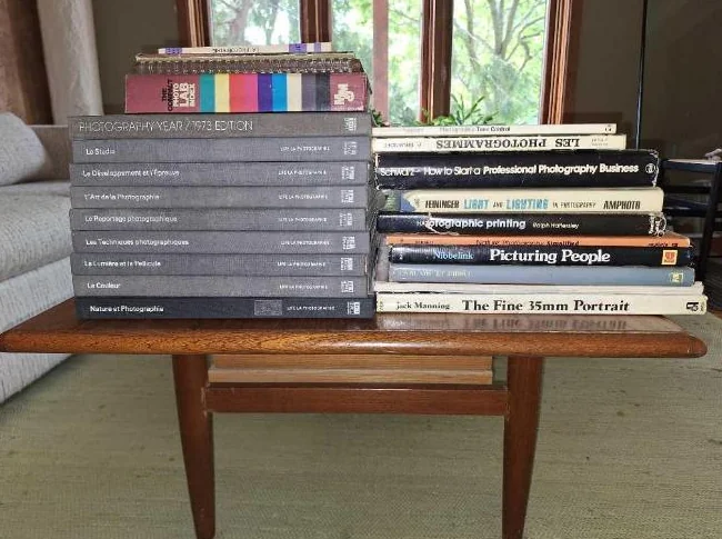 20 BOOKS on PHOTOGRAPHY PLUS THE TIME-LIFE COLLECTION - 20 LIVRES sur la PHOTOGRAPHIE PLUS COLLECTION TIME-LIFE