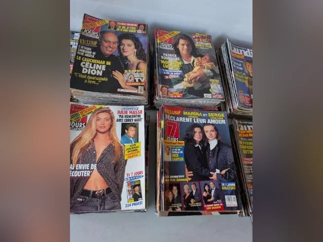 Magazines d'actualité artistique - Le Lundi - 7 Jours etc
