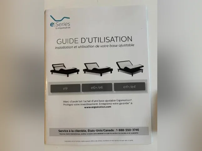 Lit électrique ajustable et matelas Presque neuf. thumbnail 3