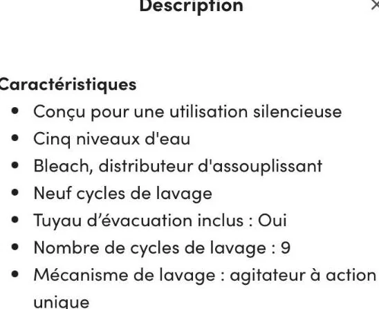 Laveuse électrique/sécheuse gaz GE 2023 thumbnail 3