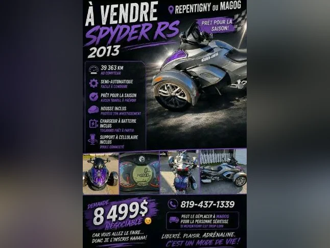 spyder rs 2013