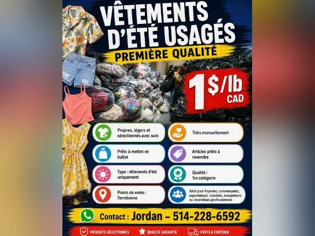 Débute en revente sans gros budget — lot 100 lbs à 100$