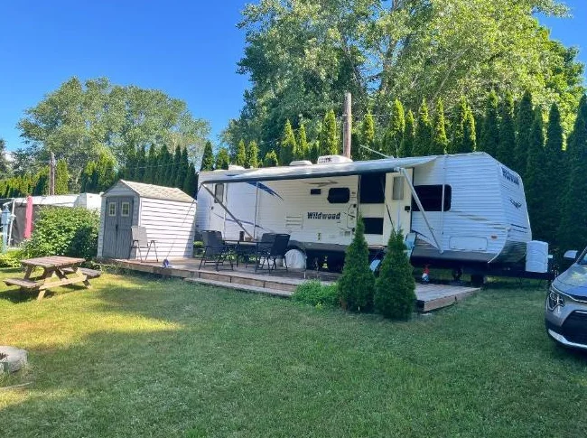 Roulotte de camping