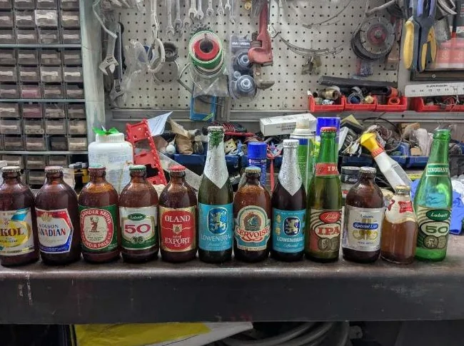 Collection bouteilles de bière