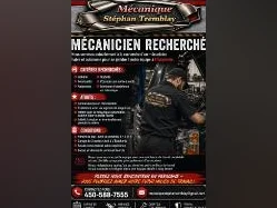 MÉCANICIEN RECHERCHÉ