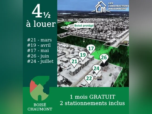 4½ neuf à louer, Bellefeuille, Saint-Jérôme thumbnail 10