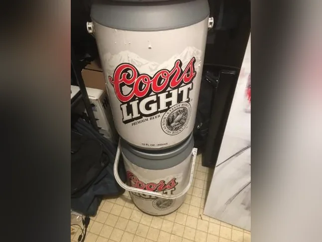 Baril coors light (Cooler)