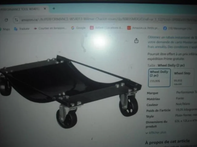 dolley pour déplacer une auto thumbnail 3