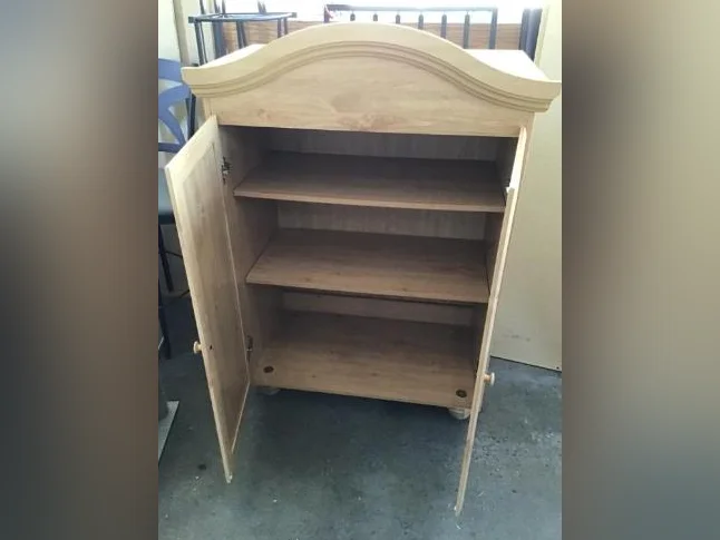 ARMOIRE DE RANGEMENT AVEC 2 TABLETTES AJUSTABLE thumbnail 3