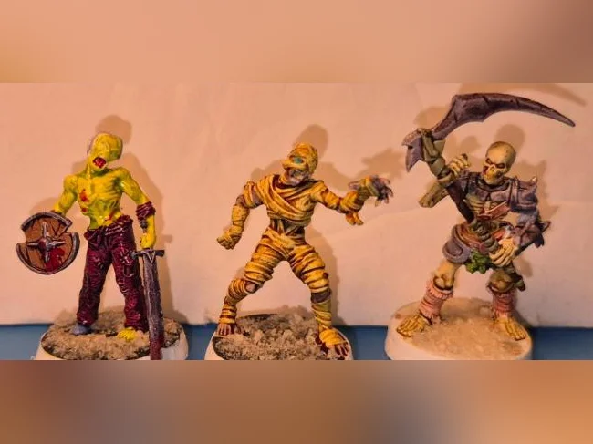 PEINTURE de MINIATURES PAINTING COMMISSION WARHAMMER BATTLETECH DESCENT HEROQUEST AD&D TALISMAN thumbnail 8
