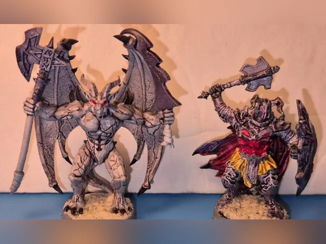 PEINTURE de MINIATURES PAINTING COMMISSION WARHAMMER BATTLETECH DESCENT HEROQUEST AD&D TALISMAN thumbnail 7