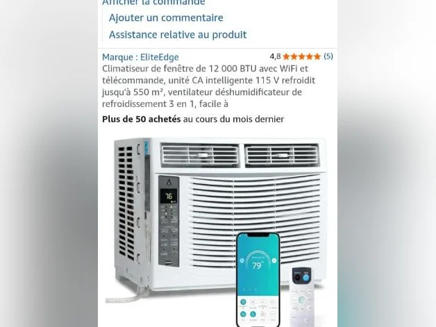 Air climatisé 12 000 btu NEUF !